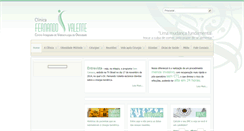 Desktop Screenshot of clinicafernandovalente.com.br
